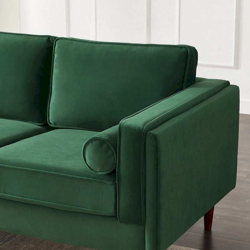 Lavinia Mid Century Modern Style Sofa Couch for Living Room - 33 x 88 x 34