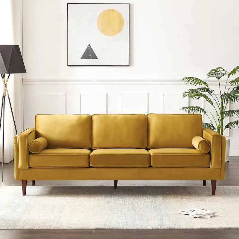 Lavinia Mid Century Modern Style Sofa Couch for Living Room - 33 x 88 x 34