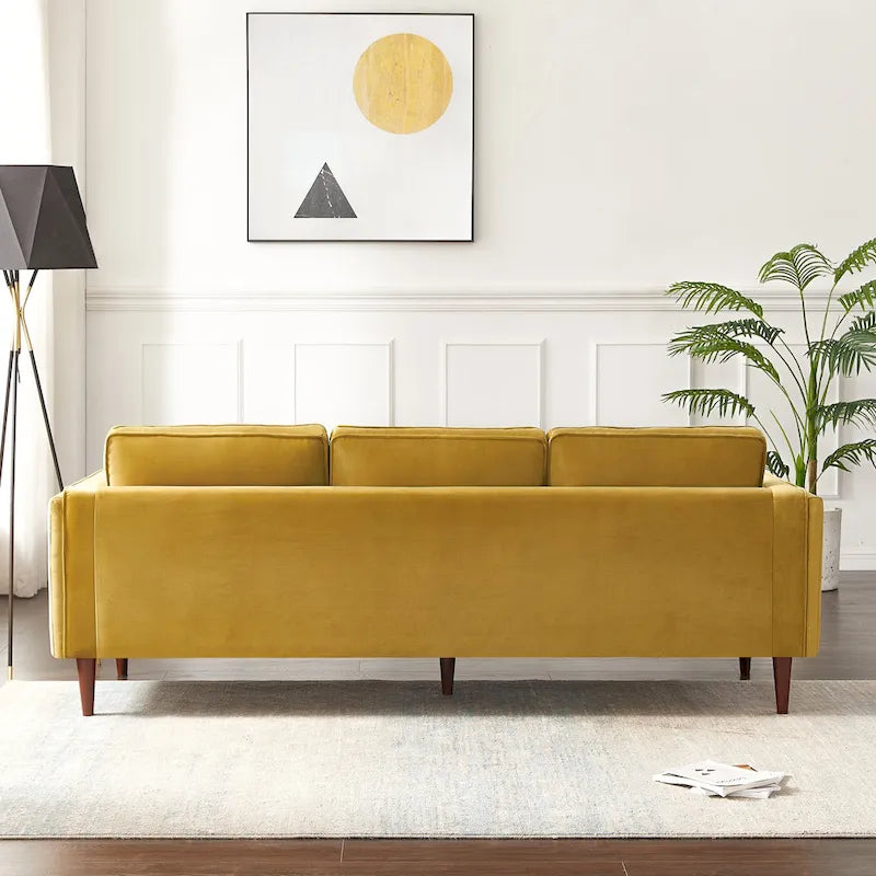 Lavinia Mid Century Modern Style Sofa Couch for Living Room - 33 x 88 x 34