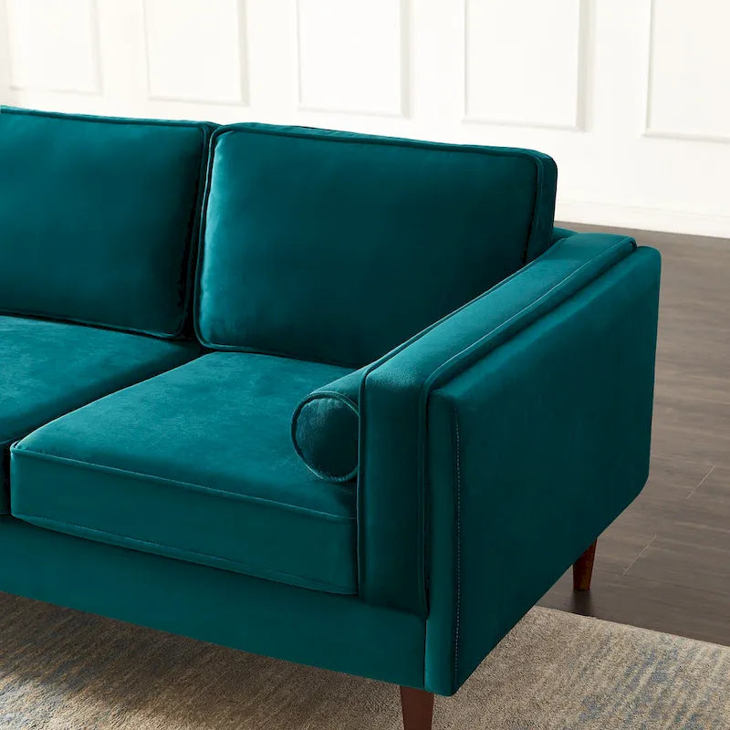 Lavinia Mid Century Modern Style Sofa Couch for Living Room - 33 x 88 x 34