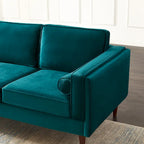 Lavinia Mid Century Modern Style Sofa Couch for Living Room - 33 x 88 x 34