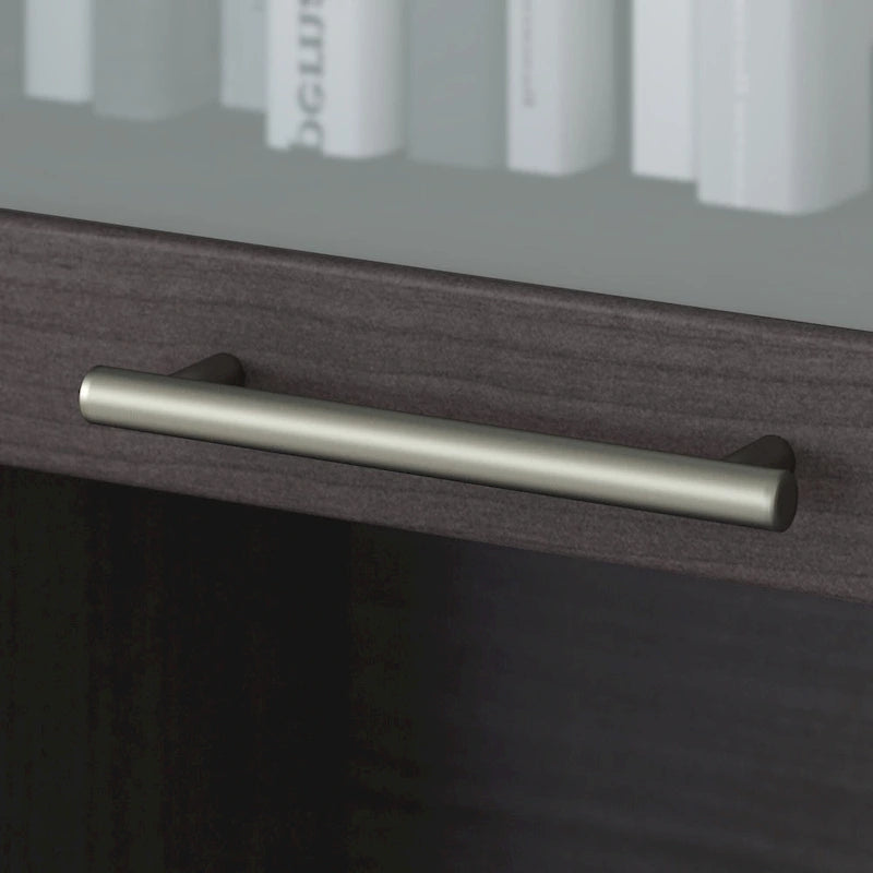 Bush Furniture Somerset Ash Gray 60W Hutch for L Shaped Desk - 59.09L x 12.50W x 35.69H