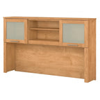 Bush Furniture Somerset Ash Gray 60W Hutch for L Shaped Desk - 59.09L x 12.50W x 35.69H