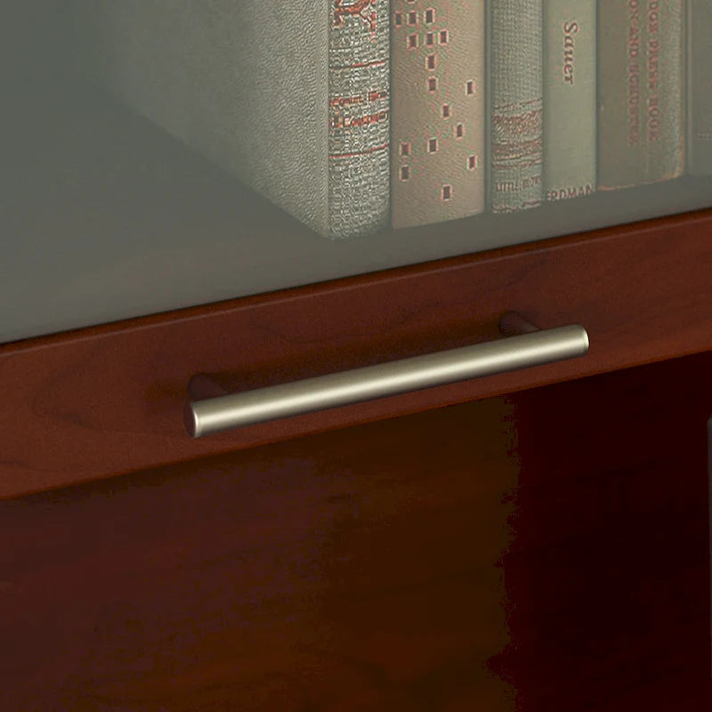Bush Furniture Somerset Ash Gray 60W Hutch for L Shaped Desk - 59.09L x 12.50W x 35.69H