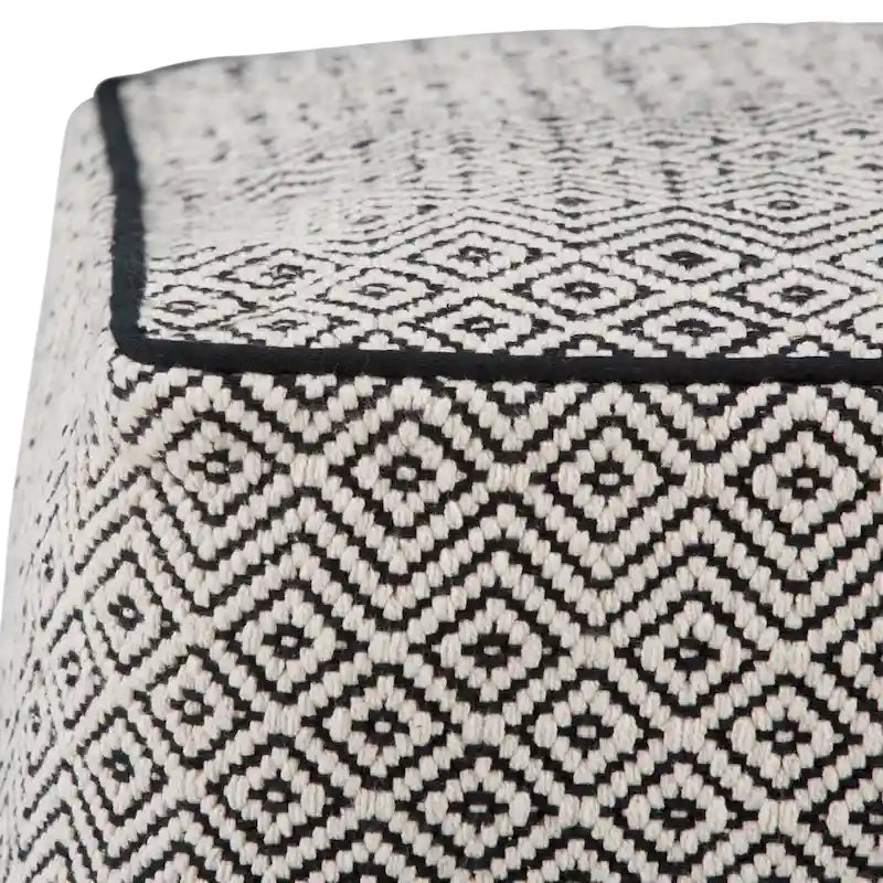 WYNDENHALL Dougan Boho Square Pouf