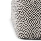 WYNDENHALL Dougan Boho Square Pouf
