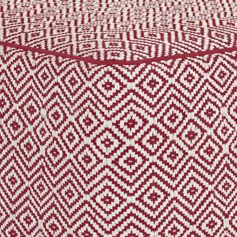 WYNDENHALL Dougan Boho Square Pouf