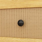 Wood Wardrobe Closet with Hanging Rod and Drawers - Storage Organizer