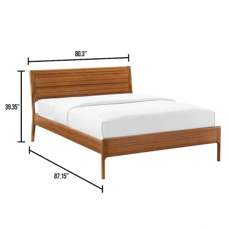 Hansen King Platform Bed, Copper