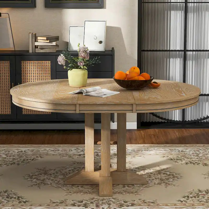 56 Dining Table Extendable Oval Table