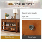 48 Solid Pine Wood Top Console table