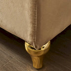 Modern Upholstery Chaise Lounge Chair with Storage Velvet