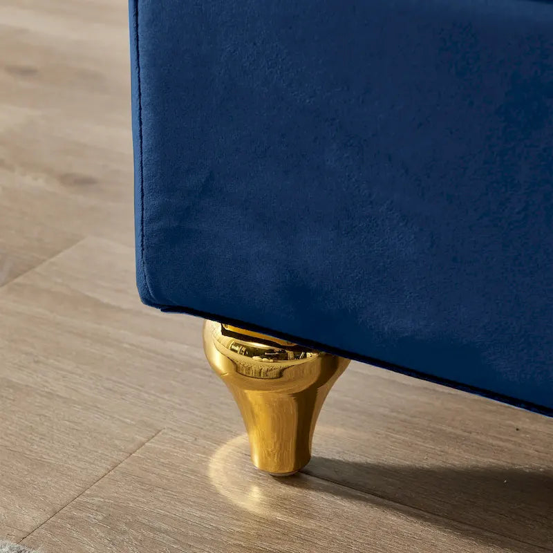 Modern Upholstery Chaise Lounge Chair with Storage Velvet
