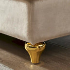 Modern Upholstery Chaise Lounge Chair with Storage Velvet